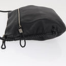 GUCCI Shoulder Bag Leather Black Silver 268244 Auth SW1920-5
