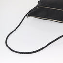 GUCCI Shoulder Bag Leather Black Silver 268244 Auth SW1920-7