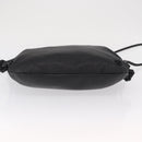 GUCCI Shoulder Bag Leather Black Silver 268244 Auth SW1920-9