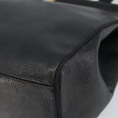Salvatore Ferragamo Tote Bag Leather Black Gold Auth SW1922-10