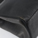 Salvatore Ferragamo Tote Bag Leather Black Gold Auth SW1922-11