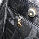 Salvatore Ferragamo Tote Bag Leather Black Gold Auth SW1922-19