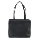 Salvatore Ferragamo Tote Bag Leather Black Gold Auth SW1922-3