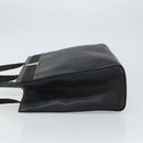 Salvatore Ferragamo Tote Bag Leather Black Gold Auth SW1922-5