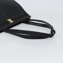 Salvatore Ferragamo Tote Bag Leather Black Gold Auth SW1922-7