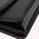 Christian Dior Shoulder Bag Leather 2way Navy Gold Auth SW1926-10