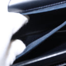 Christian Dior Shoulder Bag Leather 2way Navy Gold Auth SW1926-24