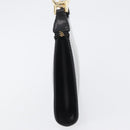 Salvatore Ferragamo Schoudertas Leer Zwart Goud Auth SW1930-5