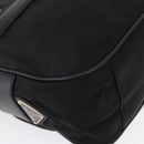PRADA Shoulder Bag Nylon Black Silver Auth SW1931-14