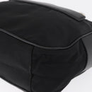 PRADA Shoulder Bag Nylon Black Silver Auth SW1931-15