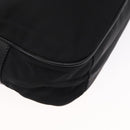 PRADA Shoulder Bag Nylon Black Silver Auth SW1931-16