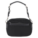 PRADA Shoulder Bag Nylon Black Silver Auth SW1931-13