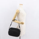 PRADA Shoulder Bag Nylon Black Silver Auth SW1931-25