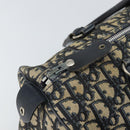 Christian Dior Trotter Canvas Hand Bag Navy Silver Auth SW1935-14