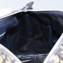 Christian Dior Trotter Canvas Hand Bag Navy Silver Auth SW1935-16