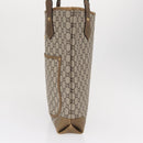 GUCCI GG Plus Supreme Web Sherry Line Tote Bag PVC Beige Gold Auth SW1936-4