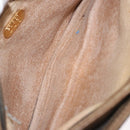 GUCCI GG Plus Supreme Shoulder Bag PVC Beige Gold Auth SW1938-12
