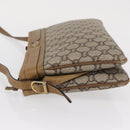 GUCCI GG Plus Supreme Shoulder Bag PVC Beige Gold Auth SW1938-4