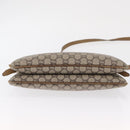 GUCCI GG Plus Supreme Shoulder Bag PVC Beige Gold Auth SW1938-5