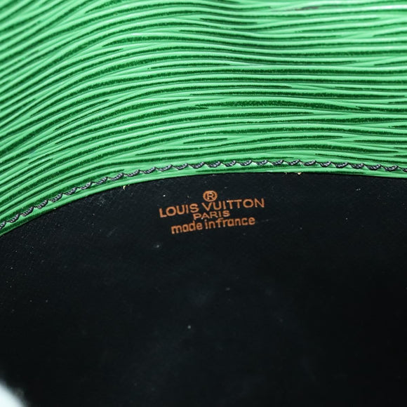 LOUIS VUITTON Epi Cartouchiere MM Shoulder Bag Green M52244 LV Auth sw194