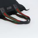 GUCCI GG Canvas Web Sherry Line Tragetasche Schwarz Rot 131230 Auth SW1940-7