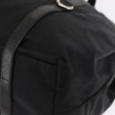 PRADA Shoulder Bag Nylon Black Silver Auth SW1943-11