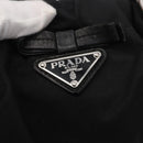 PRADA Shoulder Bag Nylon Black Silver Auth SW1943-14