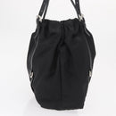 PRADA Shoulder Bag Nylon Black Silver Auth SW1943-5