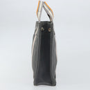HERMES Fourre Tout PM Hand Bag cotton Gray Orange Auth SW1944-5