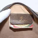 GUCCI GG Supreme Web Sherry Line Bag PVC Beige Gold 98 02 004 Auth SW1946-20