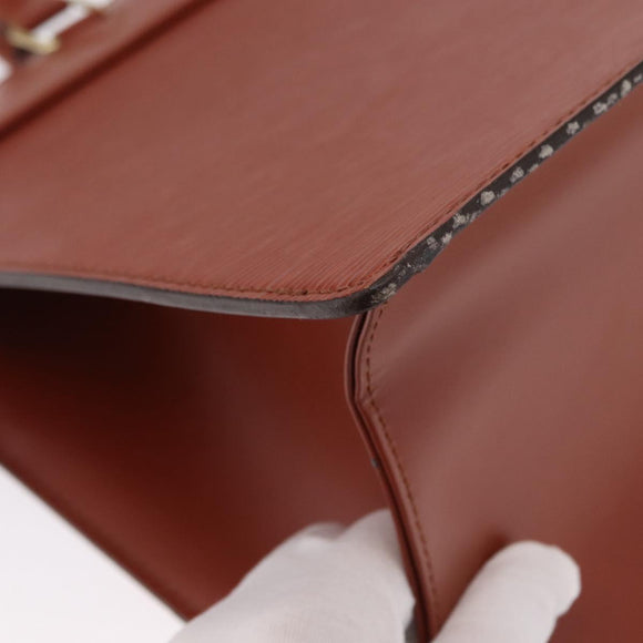 LOUIS VUITTON Epi Riviera Hand Bag Brown M48183 LV Auth SW1950