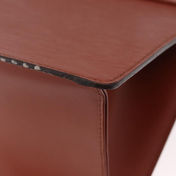 LOUIS VUITTON Epi Riviera Hand Bag Brown M48183 LV Auth SW1950