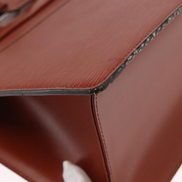LOUIS VUITTON Epi Riviera Hand Bag Brown M48183 LV Auth SW1950