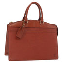 LOUIS VUITTON Epi Riviera Hand Bag Brown M48183 LV Auth SW1950-1