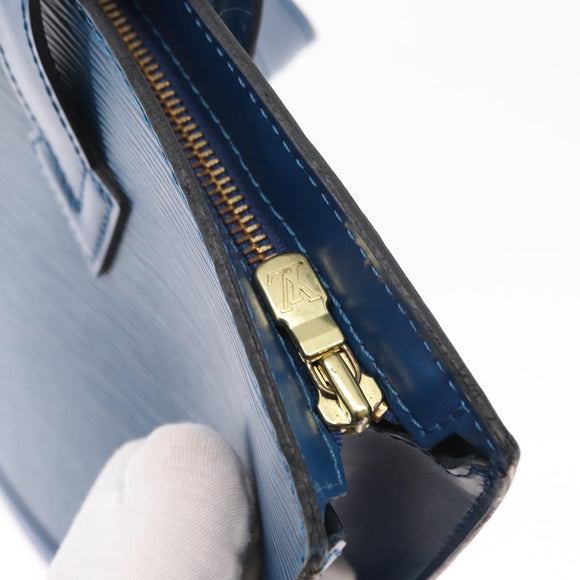 LOUIS VUITTON Epi Saint Jacques Shopping Shoulder Bag Blue M52275 LV Auth SW1951