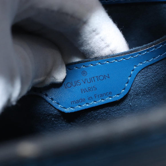 LOUIS VUITTON Epi Saint Jacques Shopping Shoulder Bag Blue M52275 LV Auth SW1951