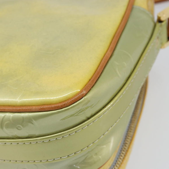 LOUIS VUITTON Monogram Vernis Wooster Shoulder Bag Gris M91036 LV Auth SW1953
