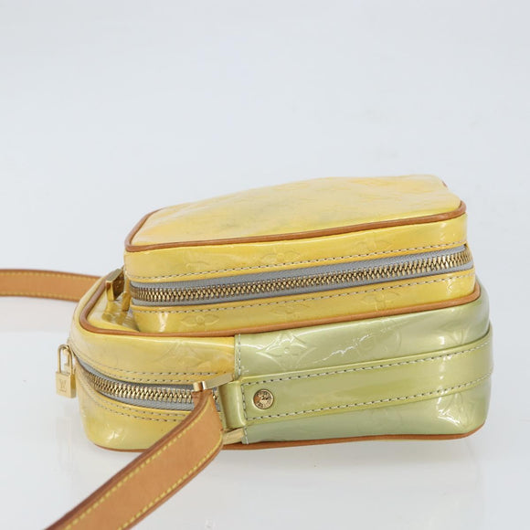 LOUIS VUITTON Monogram Vernis Wooster Shoulder Bag Gris M91036 LV Auth SW1953