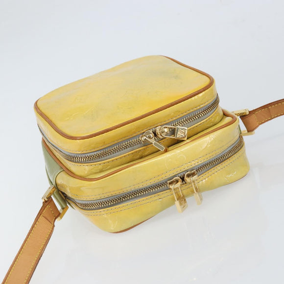LOUIS VUITTON Monogram Vernis Wooster Shoulder Bag Gris M91036 LV Auth SW1953