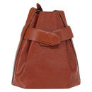 LOUIS VUITTON Epi Sac de Paul PM Shoulder Bag Brown M80203 LV Auth SW1954-13