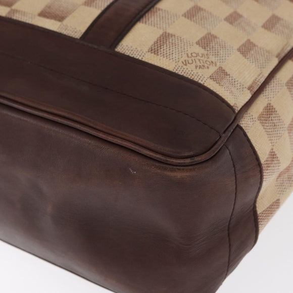 LOUIS VUITTON Damiern Cabas Hand Bag Canvas Beige N41108 LV Auth SW1956
