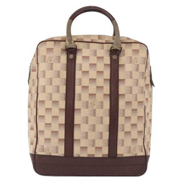 LOUIS VUITTON Damiern Cabas Hand Bag Canvas Beige N41108 LV Auth SW1956