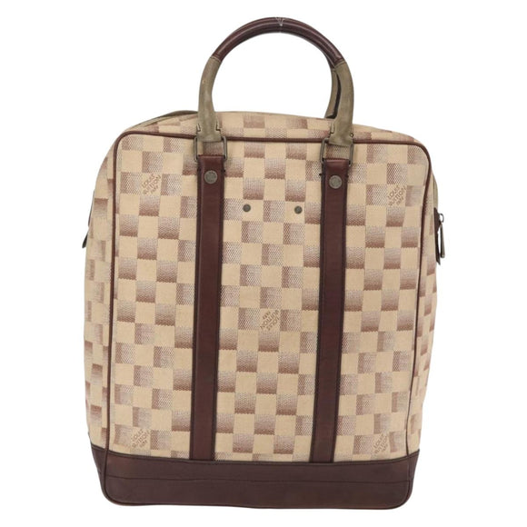 LOUIS VUITTON Damiern Cabas Hand Bag Canvas Beige N41108 LV Auth SW1956