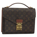 LOUIS VUITTON Monogram Monceau 28 Hand Bag M51185 LV Auth SW1960-1
