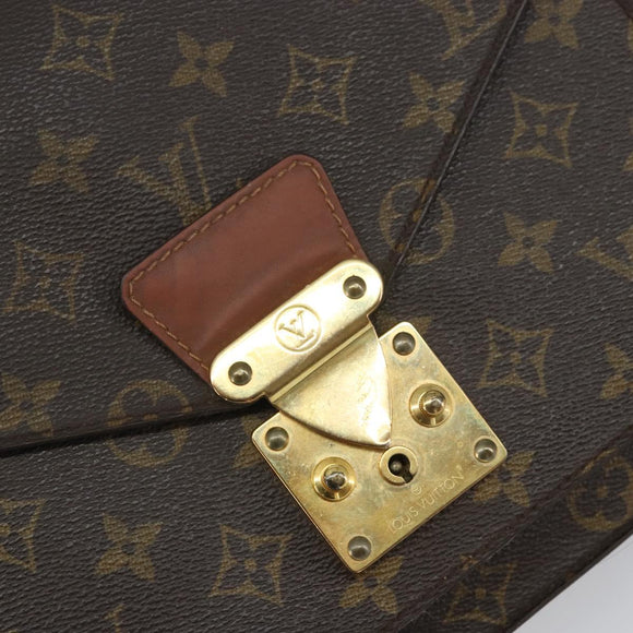 LOUIS VUITTON Monogram Monceau 28 Hand Bag M51185 LV Auth SW1960