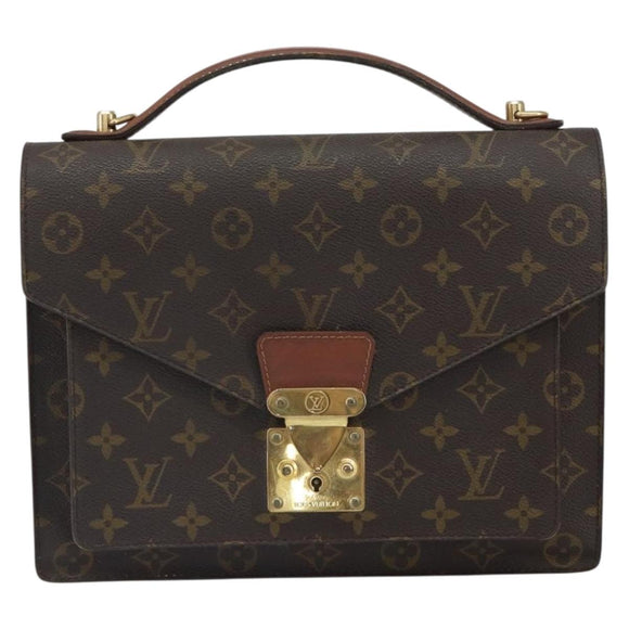 LOUIS VUITTON Monogram Monceau 28 Hand Bag M51185 LV Auth SW1960
