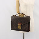 LOUIS VUITTON Monogram Monceau 28 Hand Bag M51185 LV Auth SW1960-25