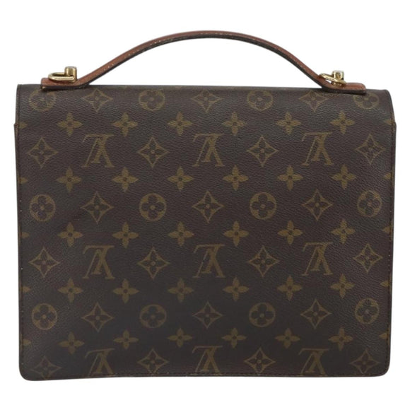 LOUIS VUITTON Monogram Monceau 28 Hand Bag M51185 LV Auth SW1960