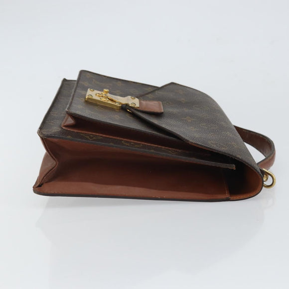 LOUIS VUITTON Monogram Monceau 28 Hand Bag M51185 LV Auth SW1960