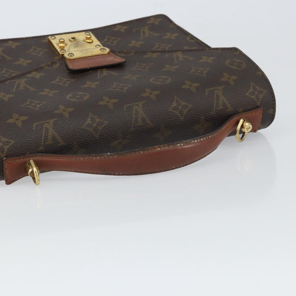 LOUIS VUITTON Monogram Monceau 28 Hand Bag M51185 LV Auth SW1960